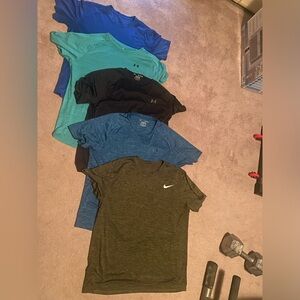 Nike and under armour bundle XL and one XXL